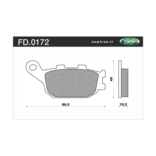 Newfren Brake Pads - Touring Organic