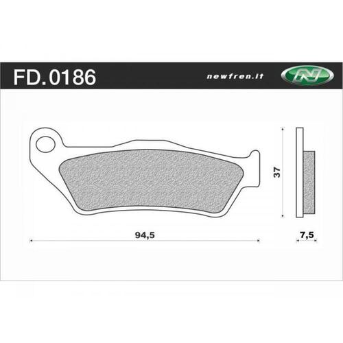 Newfren Brake Pads - Touring Organic