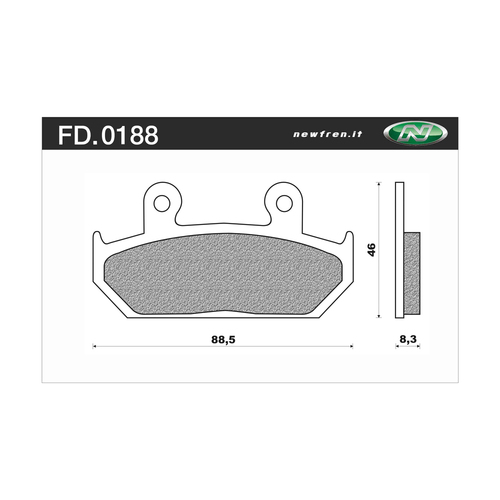 Newfren Brake Pads - Touring Sintered