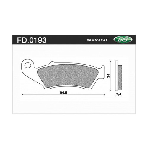 Newfren Brake Pads - Off Road Dirt Organic