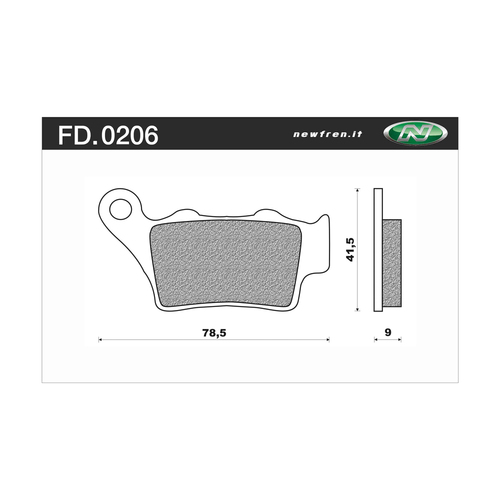 Newfren Brake Pads - Touring Sintered