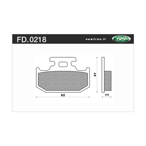 Newfren Brake Pads - Off Road Dirt Organic