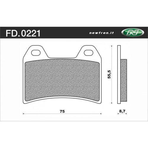 Newfren Brake Pads - Touring Sintered