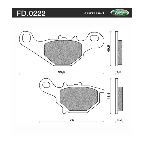 Newfren Brake Pads - Off Road Dirt Sintered