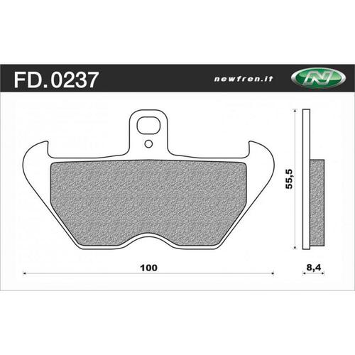 Newfren Brake Pads - Touring Sintered