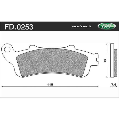 Newfren Brake Pads - Touring Organic