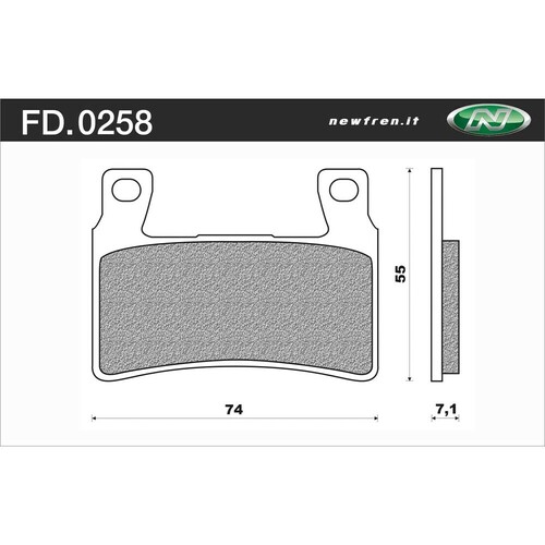 Newfren Brake Pads - Touring Sintered