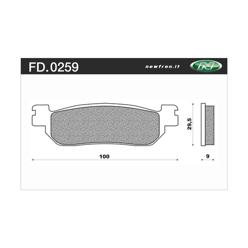 Newfren Brake Pads - Touring Sintered