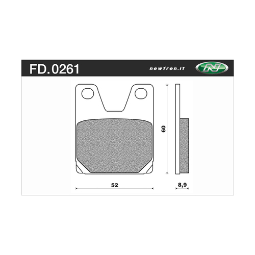 Newfren Brake Pads - Touring Organic