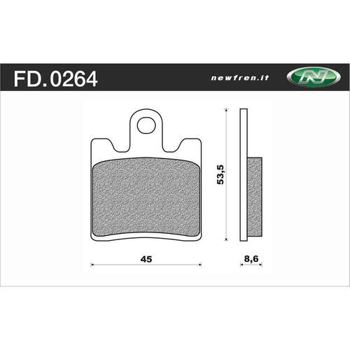 Newfren Brake Pads - Touring Organic