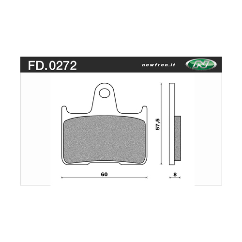 Newfren Brake Pads - Road Touring Sintered