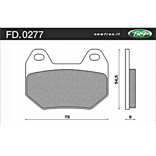 Newfren Brake Pads - Touring Sintered