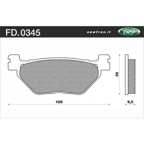 Newfren Brake Pads - Touring Organic