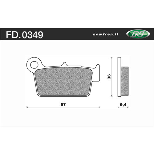 Newfren Brake Pads - Off