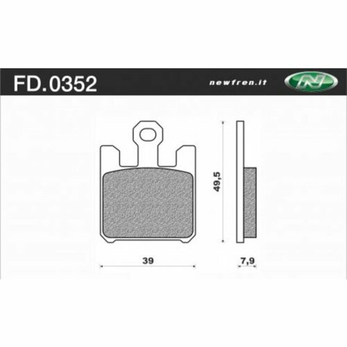 Newfren Brake Pads - Touring Sintered