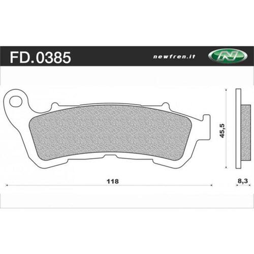 Newfren Brake Pads - Touring Sintered