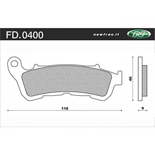 Newfren Brake Pads - Scooter Elite Organic