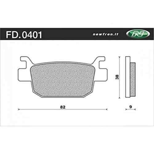 Newfren Brake Pads - Scooter Elite Organic