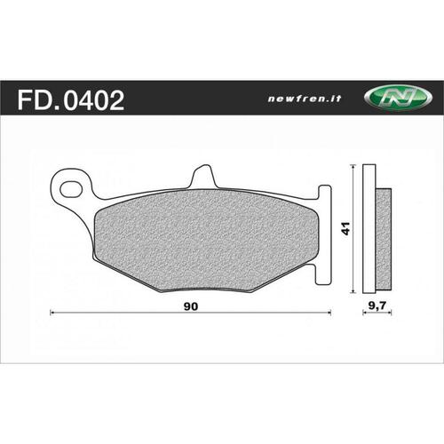 Newfren Brake Pads - Organic Touring