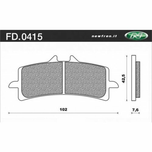 Newfren Brake Pads - Touring Sintered