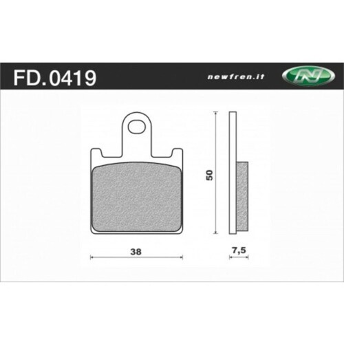 Newfren Brake Pads - Touring Sintered