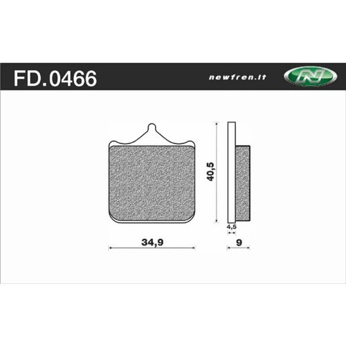 Newfren Brake Pads - Touring Sintered