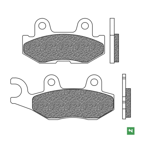 Newfren Brake Pads - ATV Sintered Yamaha Viking/Wolverine Rear Right