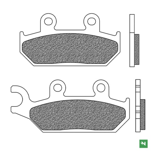 Newfren Brake Pads - ATV Sintered Yamaha Viking/Wolverine Front Right