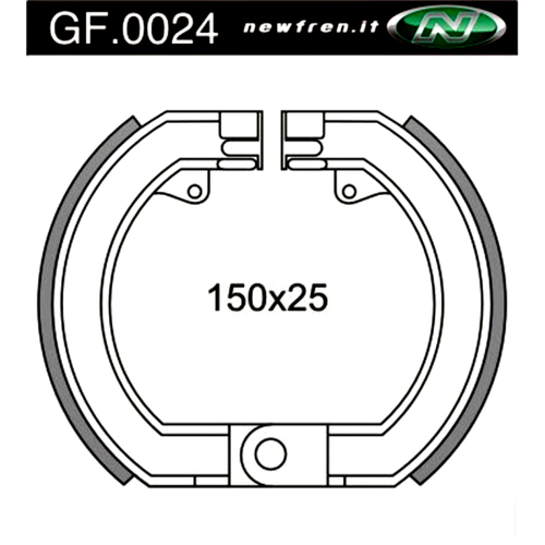 Newfren Brake Shoes (1-GF0024)