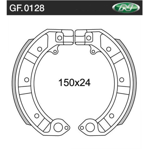 Newfren Brake Shoes (1-GF0128)