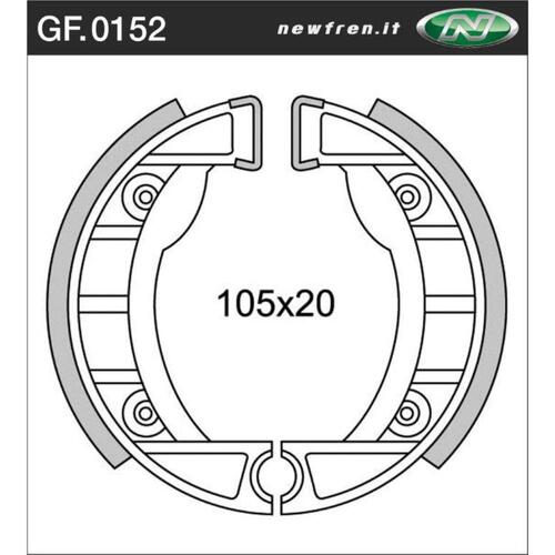 Newfren Brake Shoes (1-GF0152)