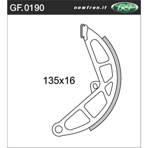 Newfren Brake Shoes (1-GF0190)