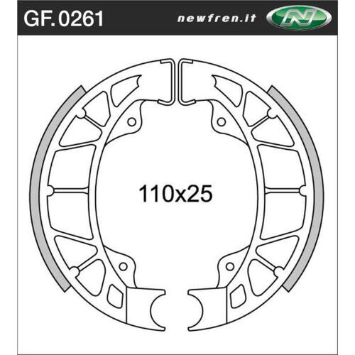 Newfren Brake Shoes (1-GF0261)