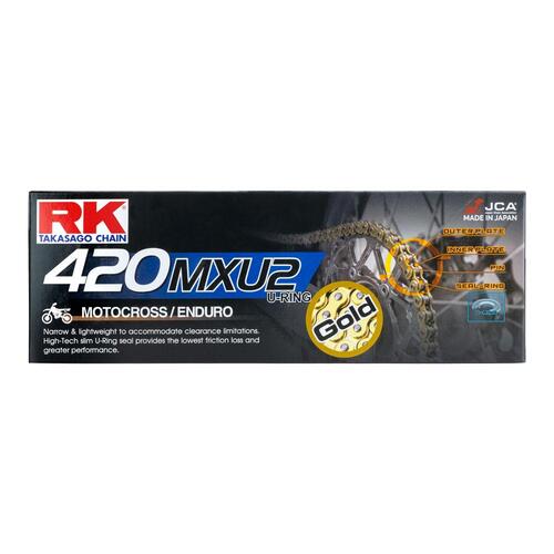 RK Chain GB420MXU - 136 Link - Gold