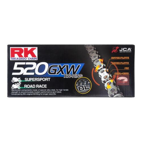 RK Chain BL520GXW - 120 Link - Black / Gold