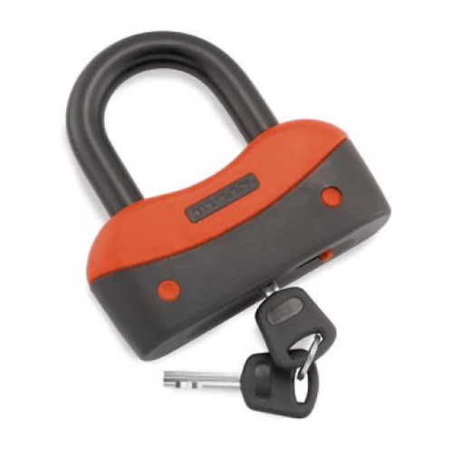 Bully Locks U-Shaped Disc Lock - Red