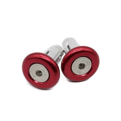 Kustom Bar End Plug 28mm 3 Piece - Red