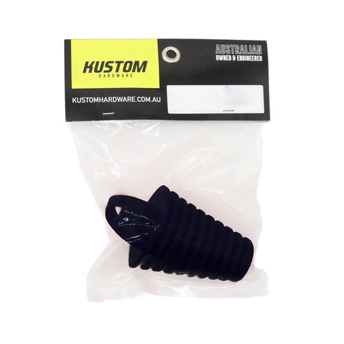 Kustom Exhaust Plug Rubber Black- 55mm