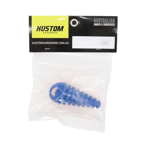 Kustom Exhaust Plug Rubber Blue - 35mm