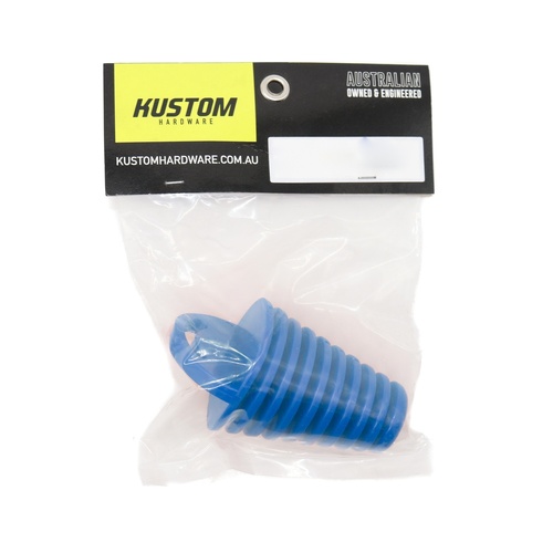 Kustom Exhaust Plug Rubber Blue - 55mm