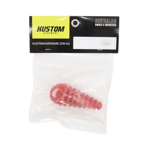 Kustom Exhaust Plug Rubber Red - 35mm