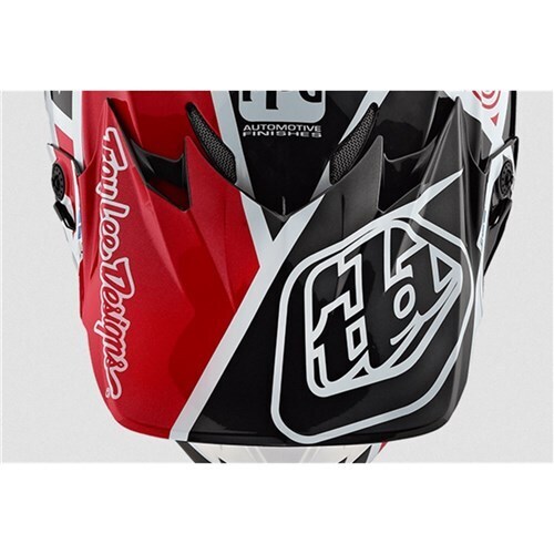 TLD 19 SE4 Carbon Visor Metric Black/Red