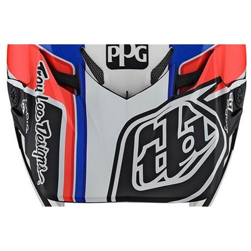 Troy Lee Designs 20 SE4 Composite Visor Unite White/Navy