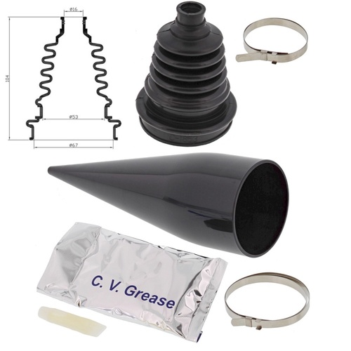 All Balls Universal CV Boot Repair Kit with Tool