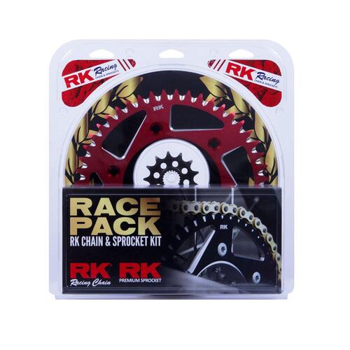 RK Race Chain & Spr. Kit (Pro) - Gold/Red - 13/50 CRF450R ('02-20)