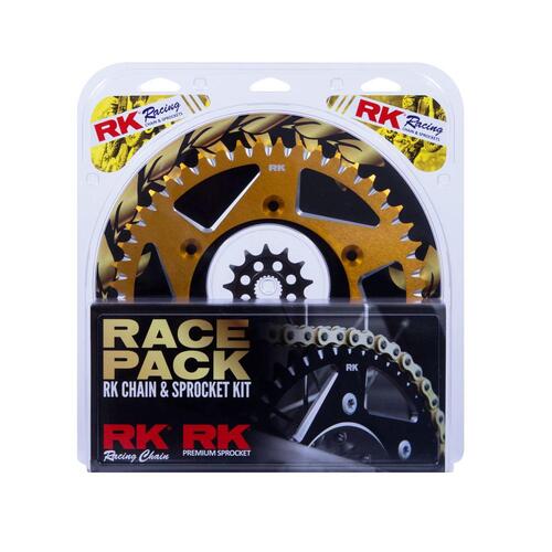 RK Race Chain & Spr. Kit (Pro) - Gold/Gold - 13/50 RM-Z250 ('13-19)