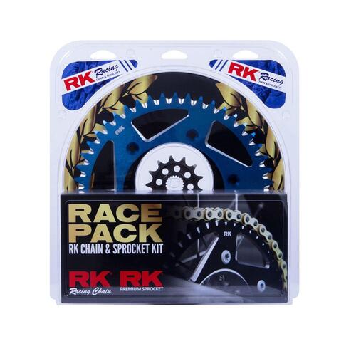 RK Race Chain & Spr. Kit (Pro) - Gold/Blue - 13/50 YZ250F ('01-20)