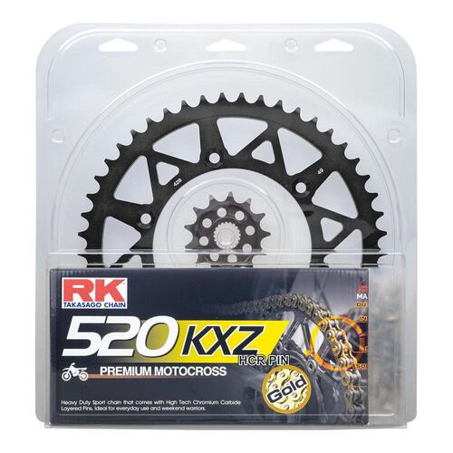 RK Chain & Sprocket Kit - Lite - Black - 13/49 YZ250F ('01-21)