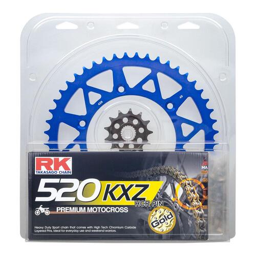 RK Chain & Sprocket Kit - Lite - Blue - 13/51 YZ250F ('01-21)