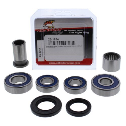 All Balls Wheel Bearing Kit - Rear Yamaha XV1600 99-03, XV1700 02-10